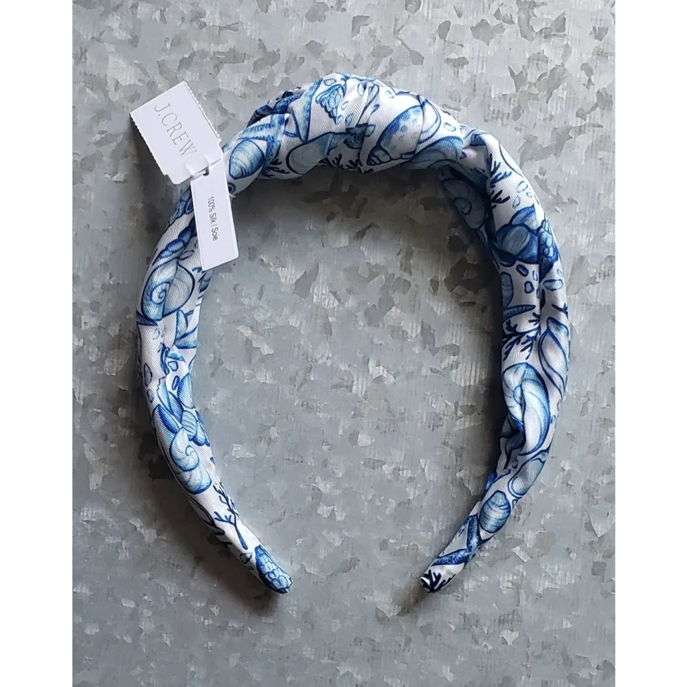 16. J.Crew Printed knot headband
